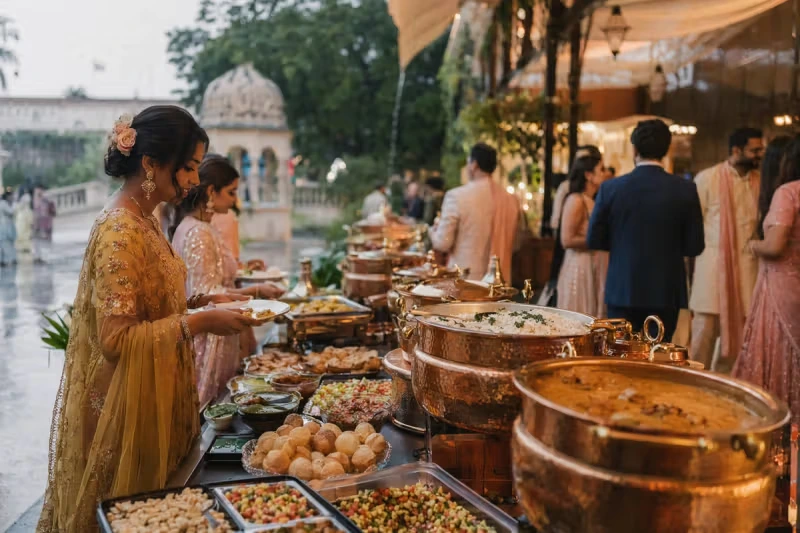 Monsoon Wedding Menu Idea